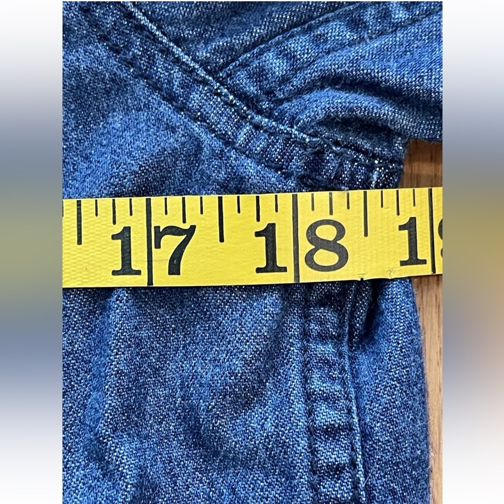 Hennes collection lightweight ladies size 10 blue denim jacket/Shirt/Shacket - Picture 11 of 12